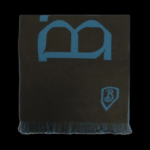 Burberry Logo Jacquard Fringed Scarf 'Snug'
