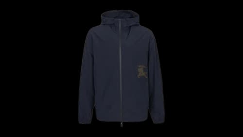 Burberry Hood Jacket Jacket Navy