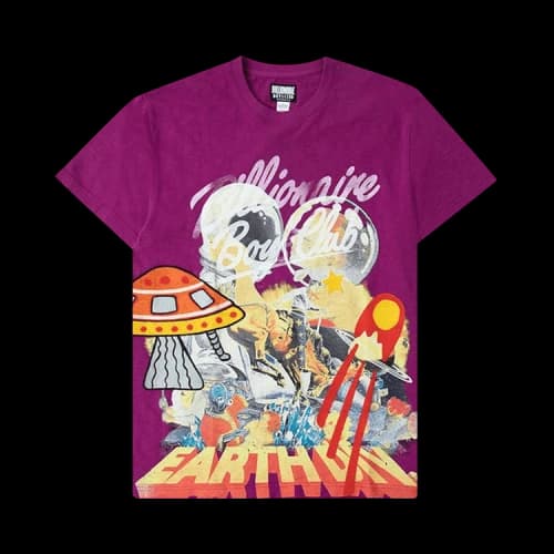 Billionaire Boys Club Battle Earth Short-Sleeve Knit 'Hollyhock'