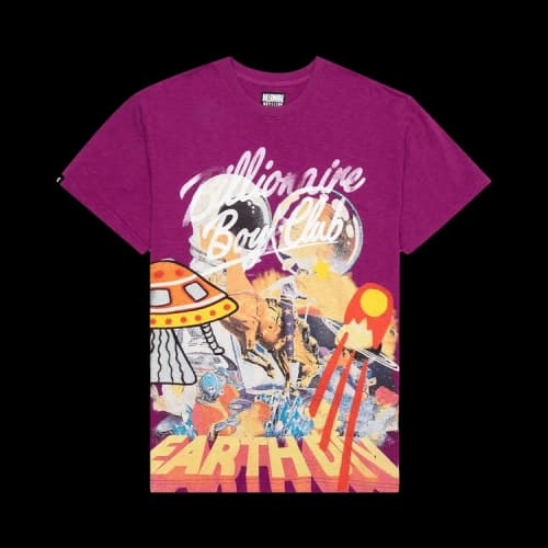 Billionaire Boys Club Battle Earth Short-Sleeve Knit 'Hollyhock'