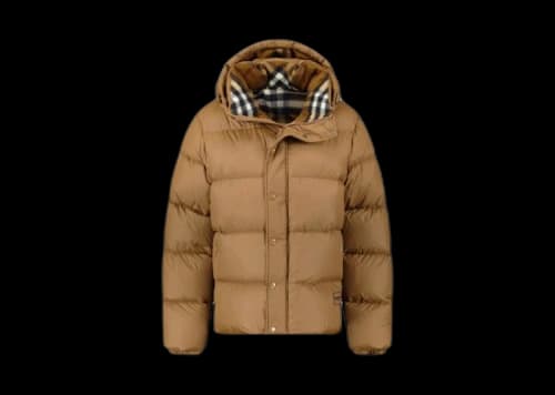 Burberry Halsby Brown Down Jacket Brown