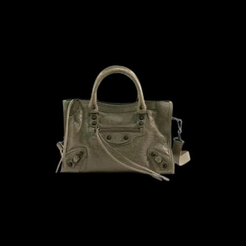Balenciaga Small Le City Shoulder Bag 'Army Green'