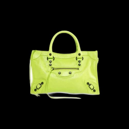 Balenciaga Small Le City Shoulder Bag 'Granny Green'
