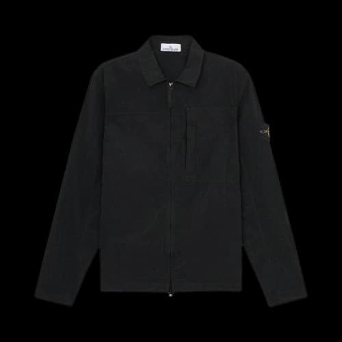 Stone Island Compass Badge Overshirt 'Black'