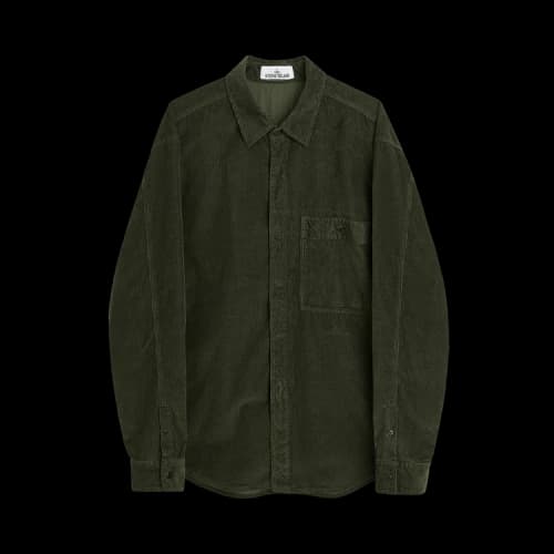 Stone Island Relaxed Fit Long-Sleeve Shirt Corduroy 'Musk'