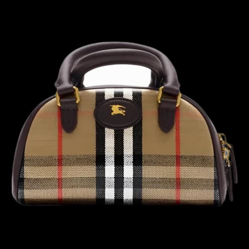 Burberry Mini Highlands Bowling Bag 'Sand Beige' (Women's)