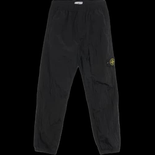 Stone Island Compass-Badge Tapered Leg Trousers 'Black'
