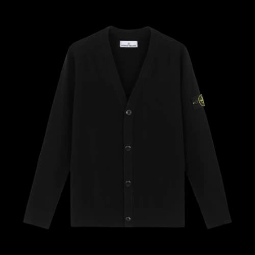 Stone Island RWS Wool Cardigan 'Black'