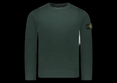 Stone Island Felpa Crewneck Green