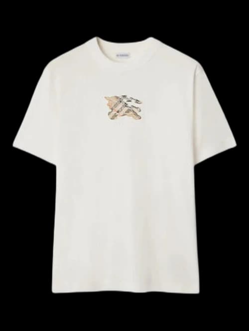 Burberry Short Crew Neck Sleeve T-shirt Chalk