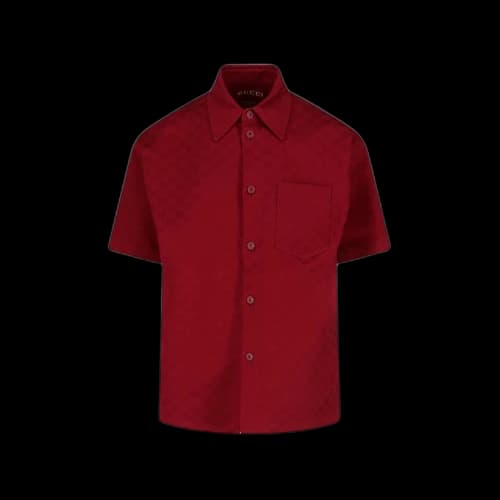 Gucci Oversized Shirt Red