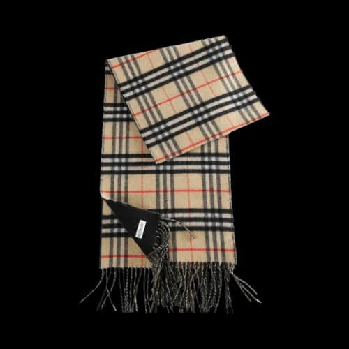 Burberry Mu Gradient Check Jacquard Scarf 'Sand'