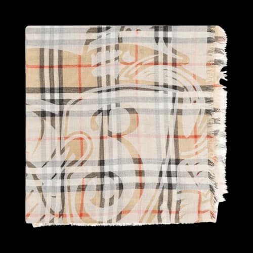 Burberry Women's Mu 200X70 Lwt Ekd Scarf Sand