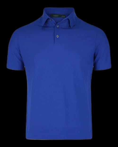 Slowear Zanone Slim Fit Polo Shirt Royal Blue