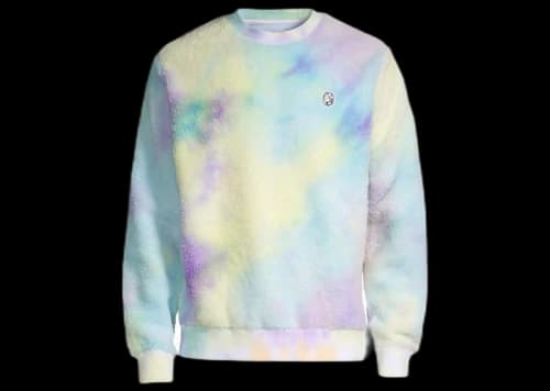 Billionaire Boys Club Astrology Crewneck Tie Dye Sweater White/Yellow