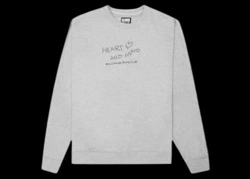 Billionaire Boys Club PHEART Crewneck Sweater Gray