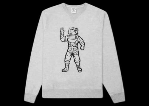 Billionaire Boys Club Astronaut Crewneck Sweater Gray