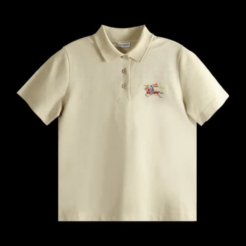 Burberry Women's Priscilla Polo Shirt Limestone Beige