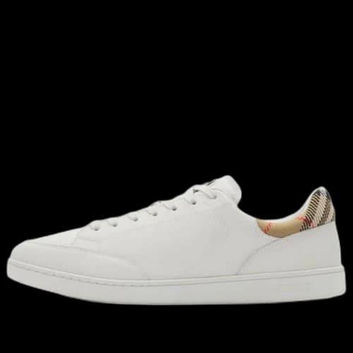 Burberry 26 Leather Set Sneakers 'White Sand Beige'