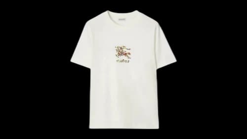 Burberry Women's Frankie Ekd Flower T-shirt Chalk