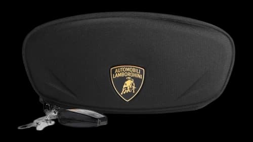 Balenciaga Automobil Lamborghini Clutch With Charms Bag Black