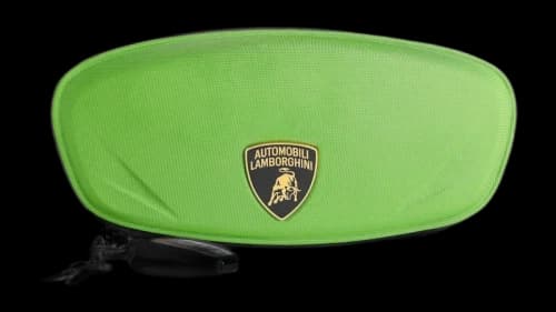 Balenciaga Automobil Lamborghini Clutch With Charms Bag Green