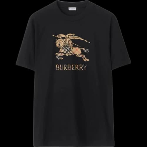 Burberry 26 EKD Ombré Cotton T-shirt 'Black'