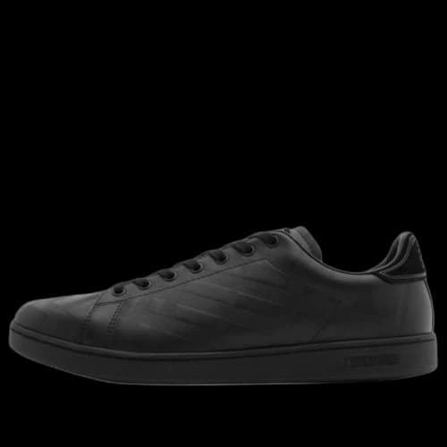 Burberry 26 Embossed Check Leather Set Sneakers 'Black'