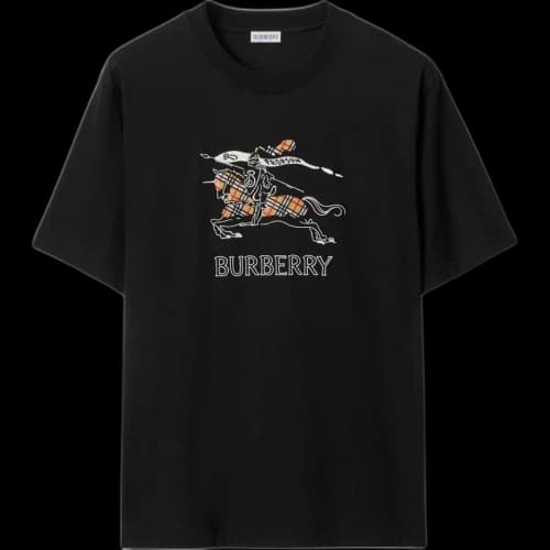 Burberry 26 EKD Sketch Cotton T-shirt 'Black'