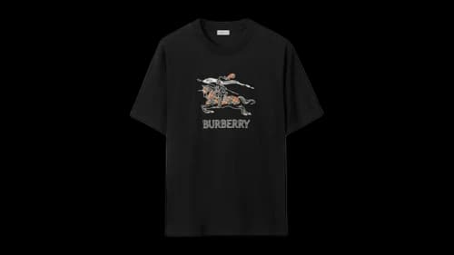 Burberry Ryan Ekd Check T-shirt Black