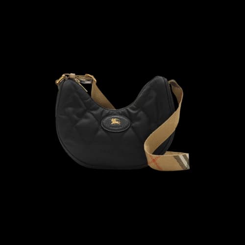 Burberry Horseshoe Crossbody Bag Black