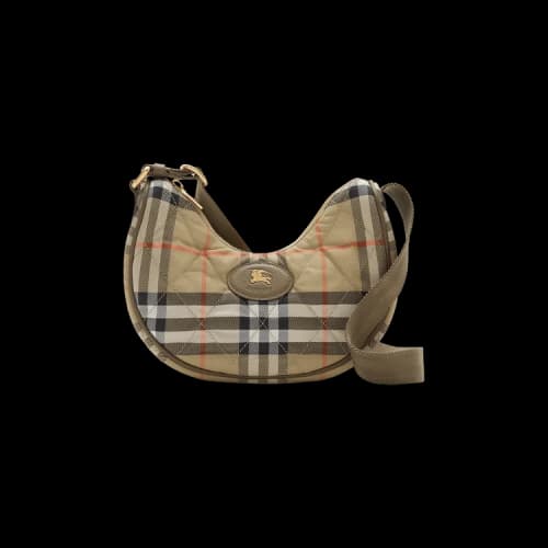 Burberry Horseshoe Crossbody Bag Sand