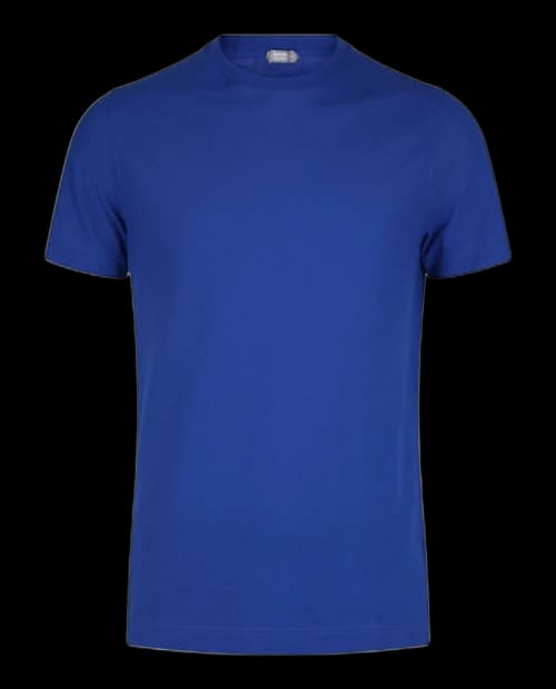 Slowear Zanone Slim Fit Crewneck T shirt Royal Blue