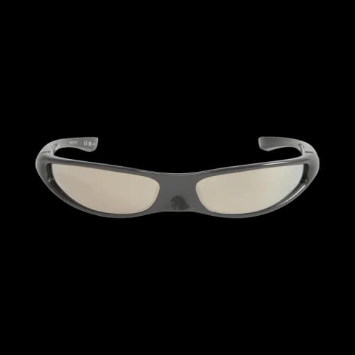 Balenciaga Blade Rectangle Sunglasses 'Grey/Ivory'