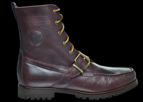 Polo Ralph Lauren Ranger Smooth Oil Leather Boot Oxblood