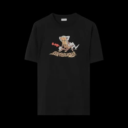 Burberry Ryan Short Sleeve T-shirt Black