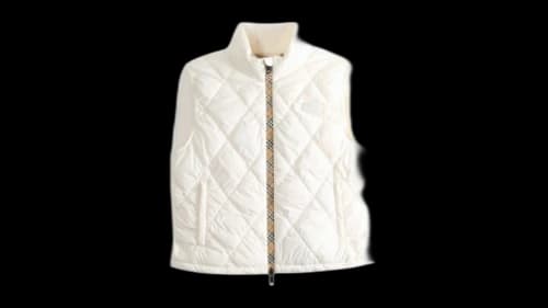 Burberry Women's Cheswick Jacket Tundra White