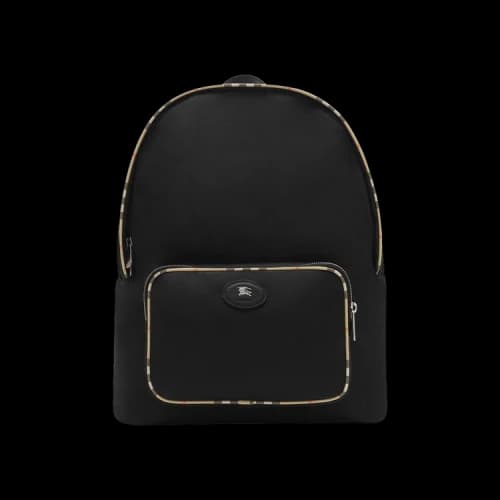 Burberry Check Piping S Backpack 'Black'