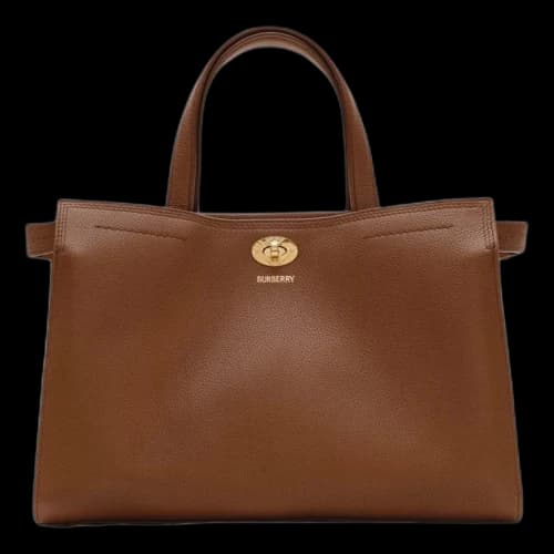 Burberry Small Cotswolds Check Tote 'Hazel Brown' (Women's)