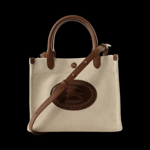 Burberry Canvas LI6 Tote Bag 'Natural'