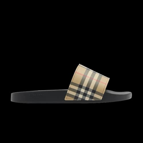 Burberry Furley Check Slide Brown