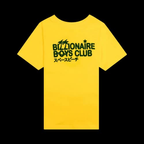 Billionaire Boys Club Kids BB Space Beach Short-Sleeve Tee 'Lemon Chrome'