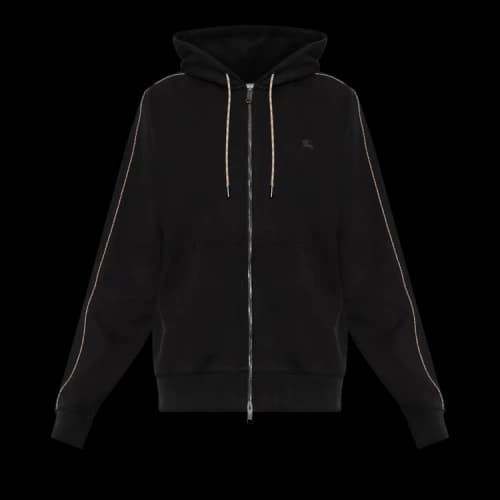 Burberry Scott Chk Ppg Hoodie Black