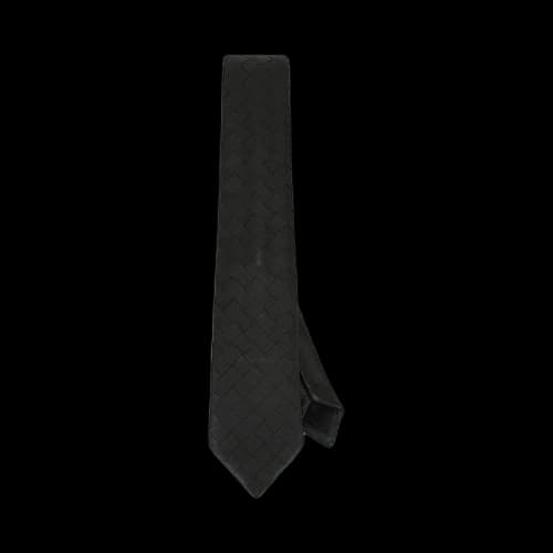 Bottega Veneta Leather Intrecciato Tie 'Fondant'