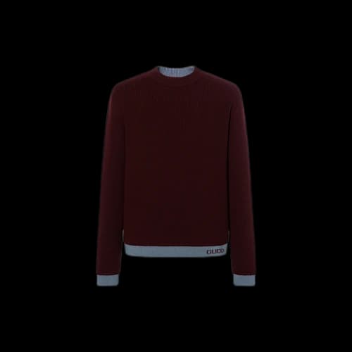 Gucci Intarsia Wool Sweater 'Rose Mole'