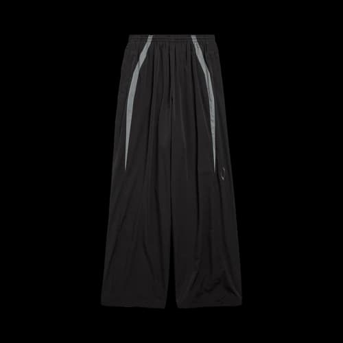 Balenciaga Tracksuit Pants 'Black/Elephant Grey'
