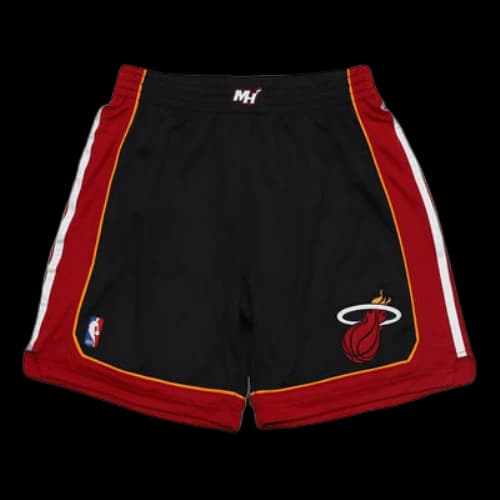 Mitchell & Ness NBA Miami Heat 2012/13 Authentic Player Shorts 'Black Red'