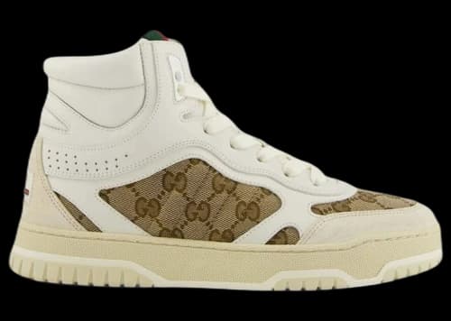Gucci Re-Web High Sneaker White Beige Monogram (Women's)