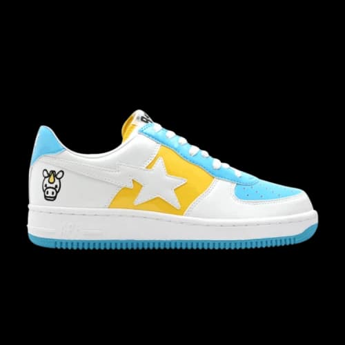 Bapesta FS-001 Low 'White Yellow Blue'