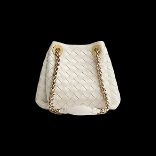 Bottega Veneta Small Parachute Chain Bag 'Chalk'